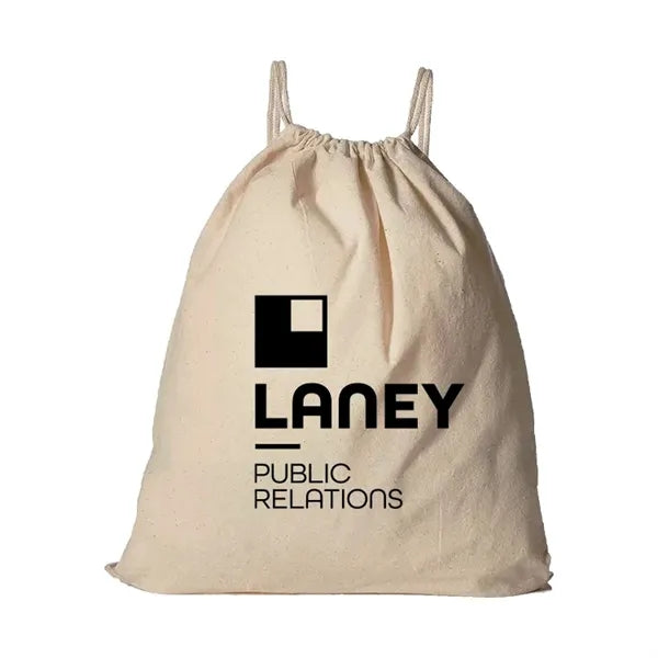 Overlook Organic 6oz Cotton Drawstring Backpack