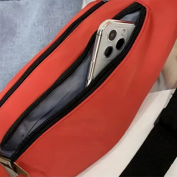Water Resistant Waist Bag Adjustable Strap For Travel Sport
