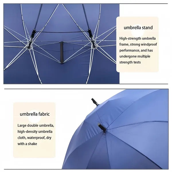 Creative Dual Person Automatic Umbrella Couples Outdoor Use