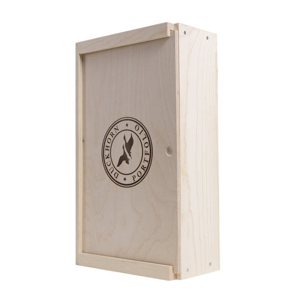 2-Bottle Wood Wine Box