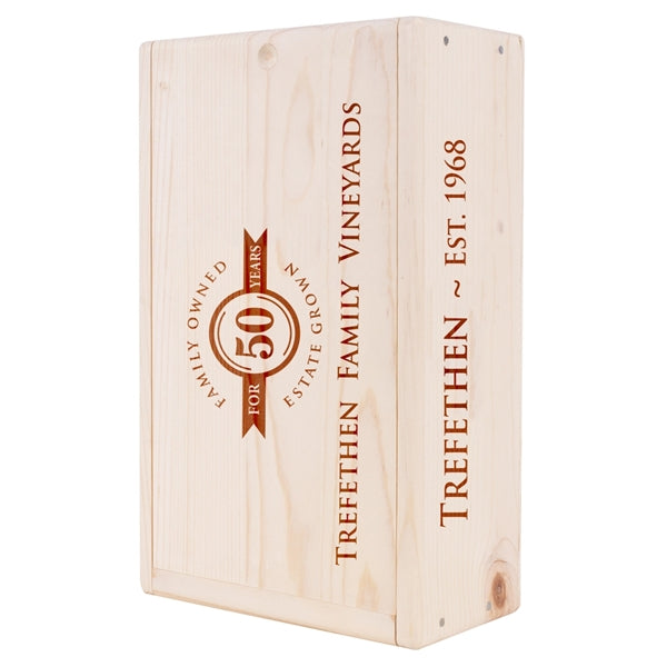 2-Bottle Wood Wine Box