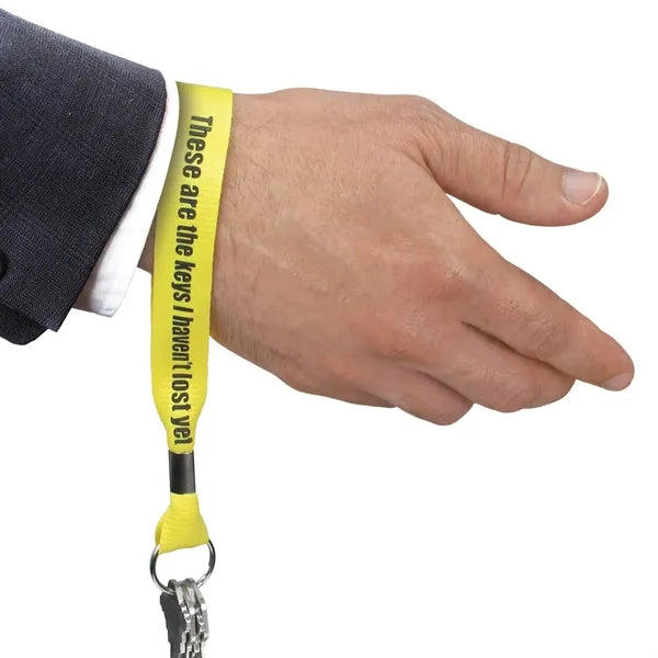 3/8" Custom Wrist Lanyard Keychains