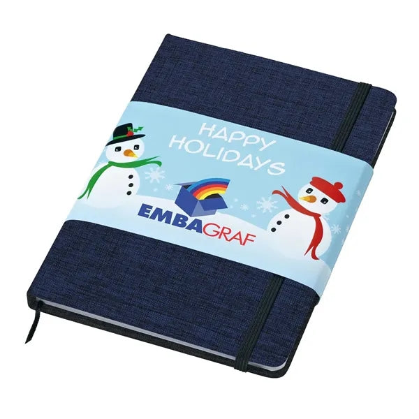 RPET Heathered Journal with pen loop