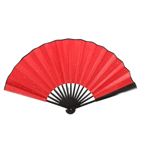 Folding Handheld Fan w/ Large Print Surface