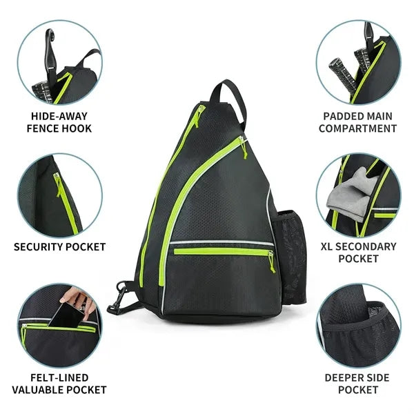 Sports Pickleball Bags Paddle Case with Adjustable Sling