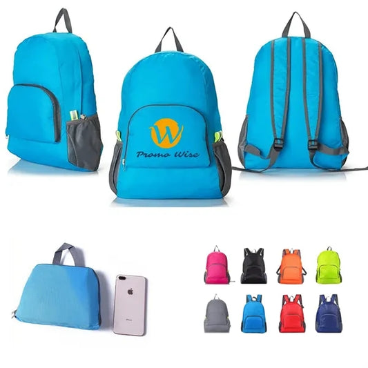 Large Capacity Nylon Fabric Multifunctional Folding Backpack
