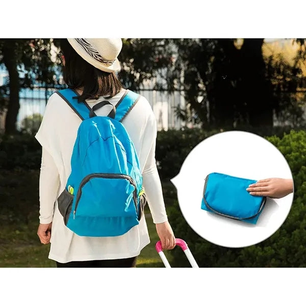 Large Capacity Nylon Fabric Multifunctional Folding Backpack