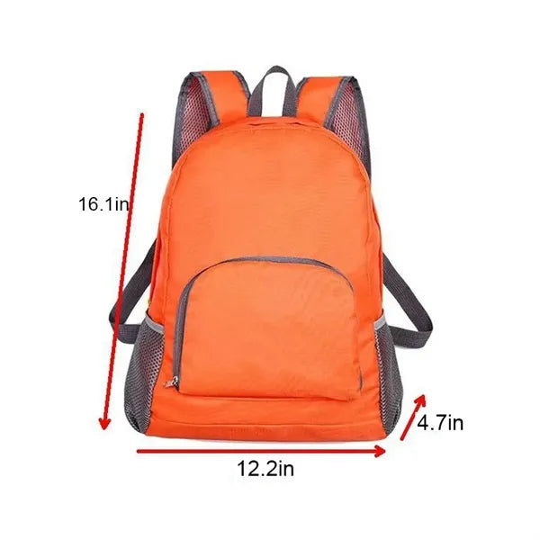 Large Capacity Nylon Fabric Multifunctional Folding Backpack