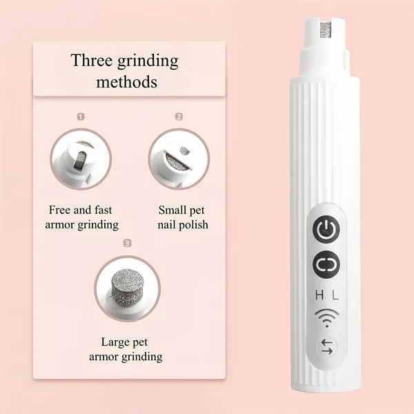 Pet Nail Grinder With LED Light Free Shipping