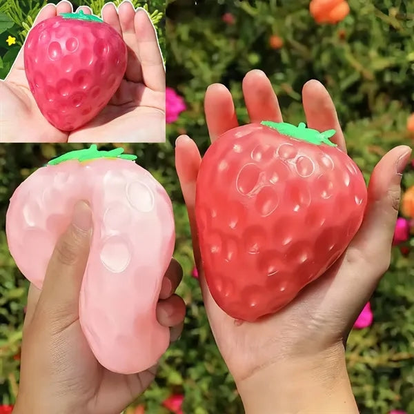 Light Sensitive Strawberry Stress Toy Free Shipping