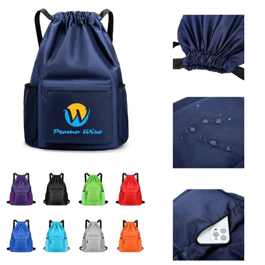 Large Capacity Drawstring Wear-Resistant Waterproof Backpack