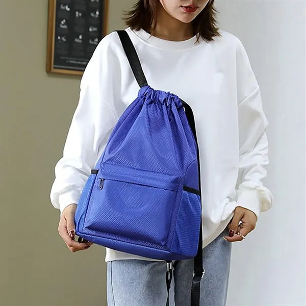 Large Capacity Drawstring Wear-Resistant Waterproof Backpack