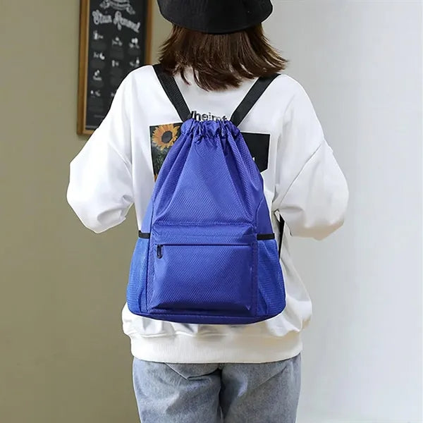 Large Capacity Drawstring Wear-Resistant Waterproof Backpack