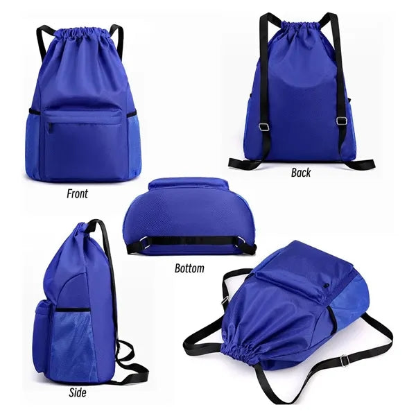 Large Capacity Drawstring Wear-Resistant Waterproof Backpack