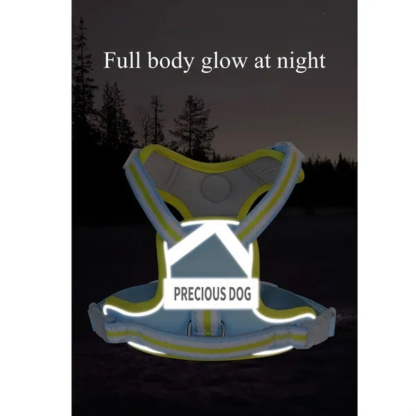 Reflective Adjustable H Harness Lightweight Free Shipping