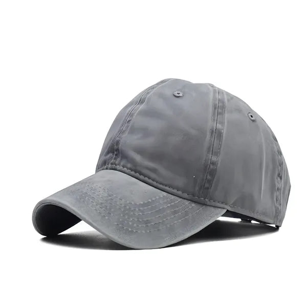 Washed Distressed Embroidered Baseball Cap Vintage Dad Hat