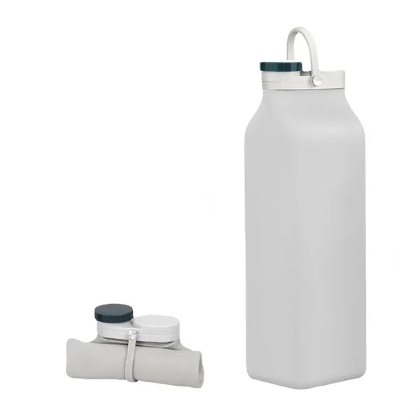 20oz Collapsible Silicone Water Bottle Outdoor Sports