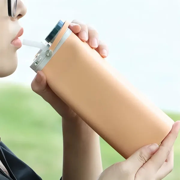 20oz Collapsible Silicone Water Bottle Outdoor Sports