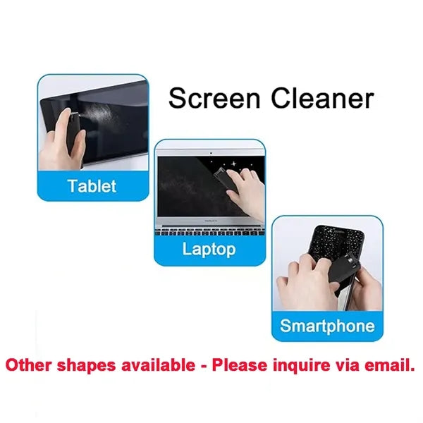 Portable 2 in 1 Spray & Wipe Screen Cleaner Kit