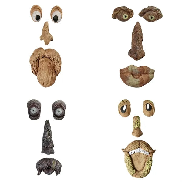 Luminous Tree Face Expression Resin Ornament Free Shipping
