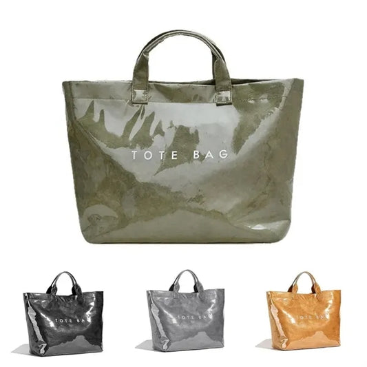 Large PVC Tote Bag Plastic Handbag