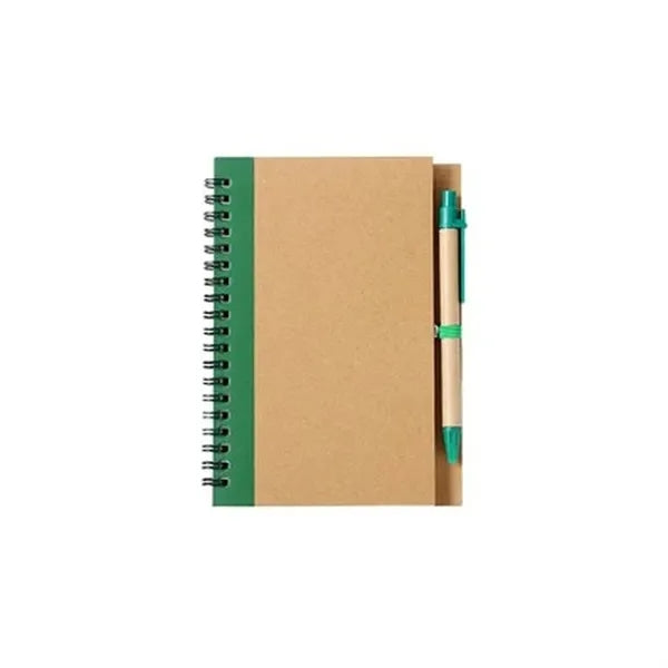 Vintage Kraft Notebook with Pen
