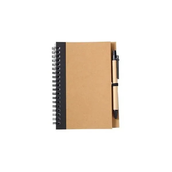 Vintage Kraft Notebook with Pen