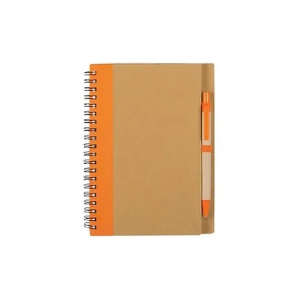 Vintage Kraft Notebook with Pen