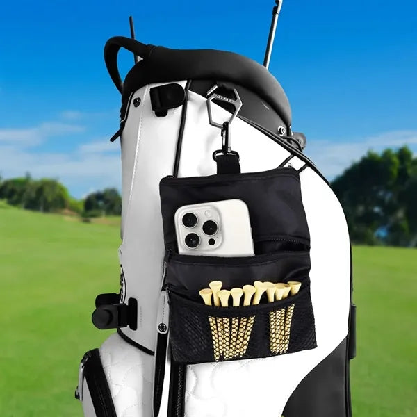 Lightweight Portable Hanging Carabiner Golf Accessory Pouch