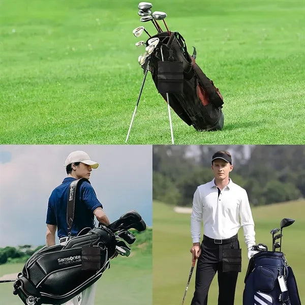 Lightweight Portable Hanging Carabiner Golf Accessory Pouch
