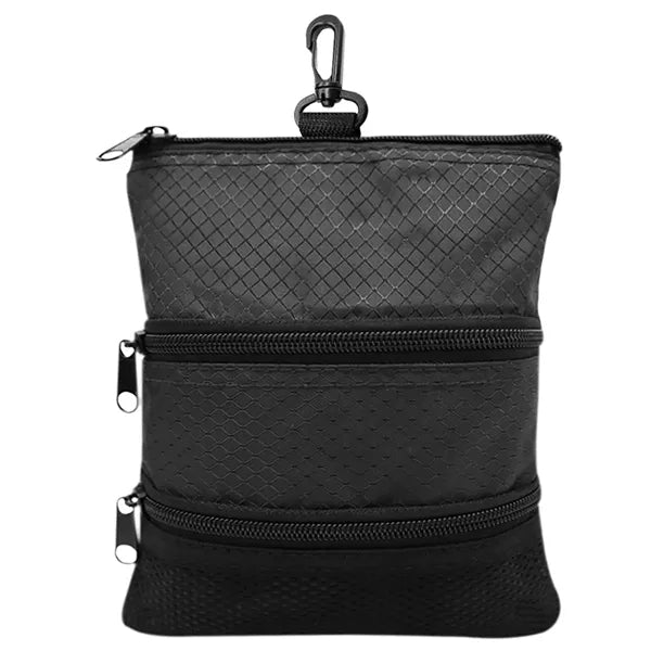 Lightweight Portable Hanging Carabiner Golf Accessory Pouch