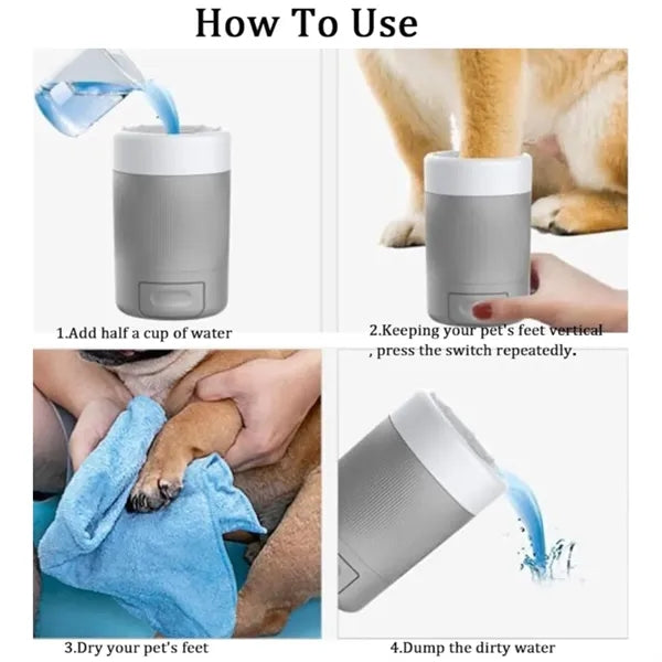 Manual Pet Paw Cleaner - Easy - Use Design For Home