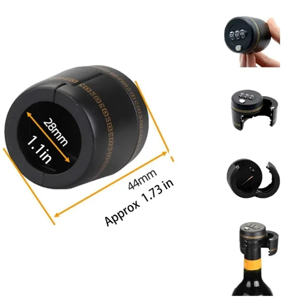 Wine Bottle Lock-Anti - Open For Storage