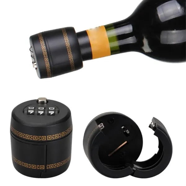 Wine Bottle Lock-Anti - Open For Storage