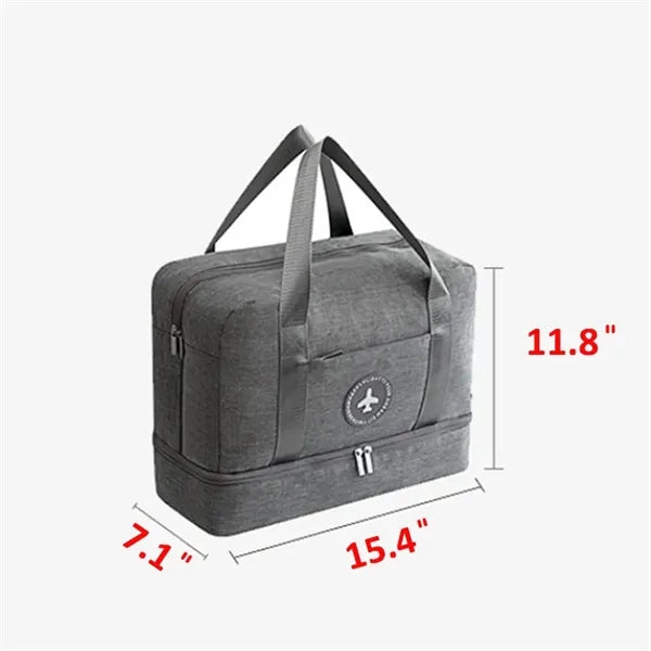 Premium Wet-Dry Travel Organizer with Shoe Compartment