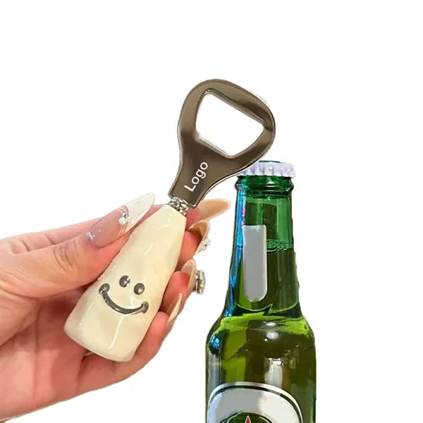 Stainless Steel Smiling Practical Everyday Bottle Opener