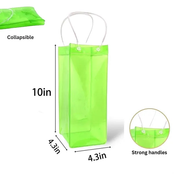 PVC Transparent Wine Gift Ice Bag