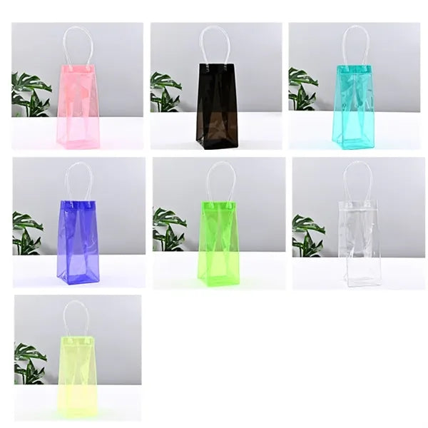 PVC Transparent Wine Gift Ice Bag