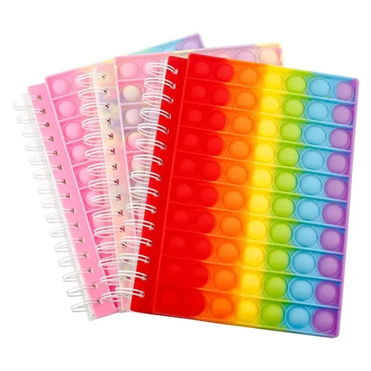 Fidget Toys Stress Relief Silicone Cover Notebook