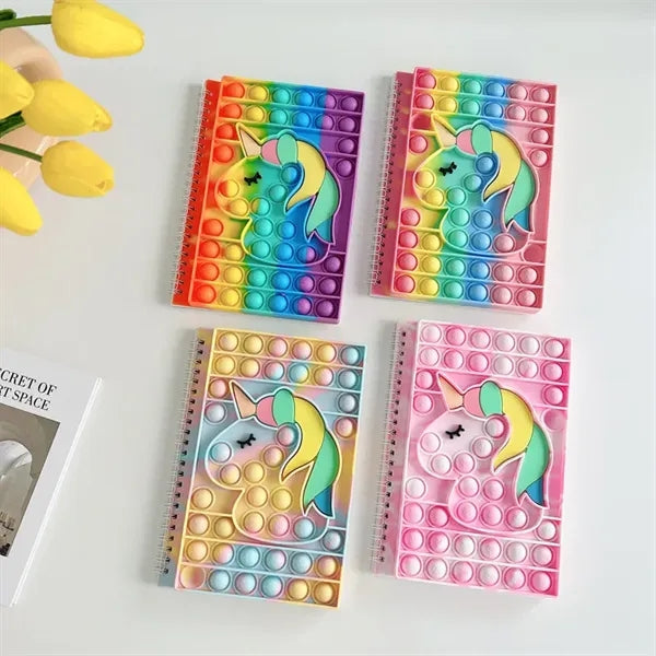 Fidget Toys Stress Relief Silicone Cover Notebook