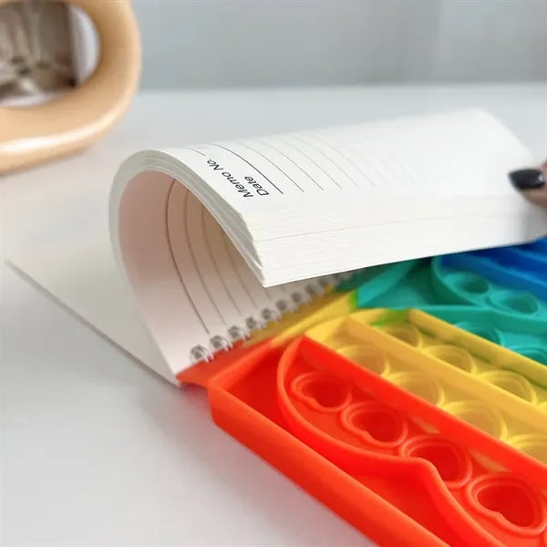 Fidget Toys Stress Relief Silicone Cover Notebook