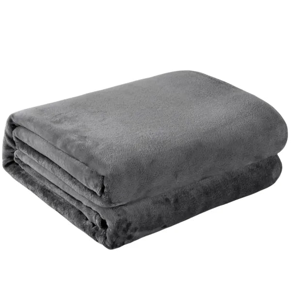 Classic Solid Color Flannel Thin Blanket