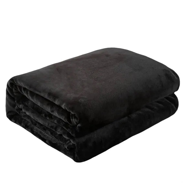 Classic Solid Color Flannel Thin Blanket