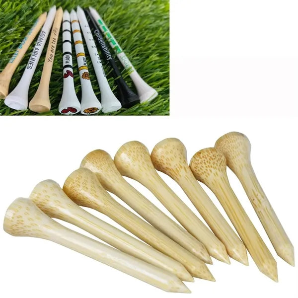 Wood Golf Tees Colorful & Durable