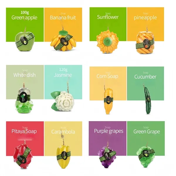 Fruit Soap For Moisturizing Mite-Removing Bath