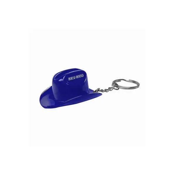 Cowboy & Cowgirl Hat Bottle Opener w/Keychain