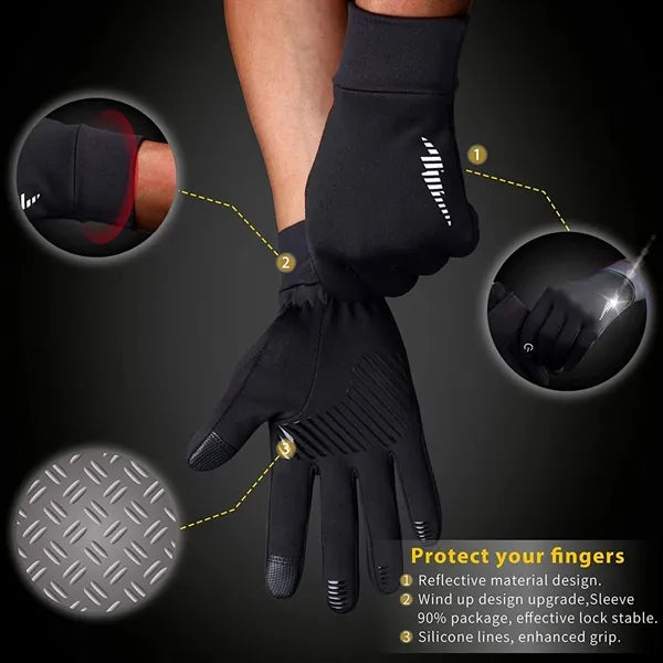 Winter Gloves Touchscreen Warm Thermal for Running Cycling