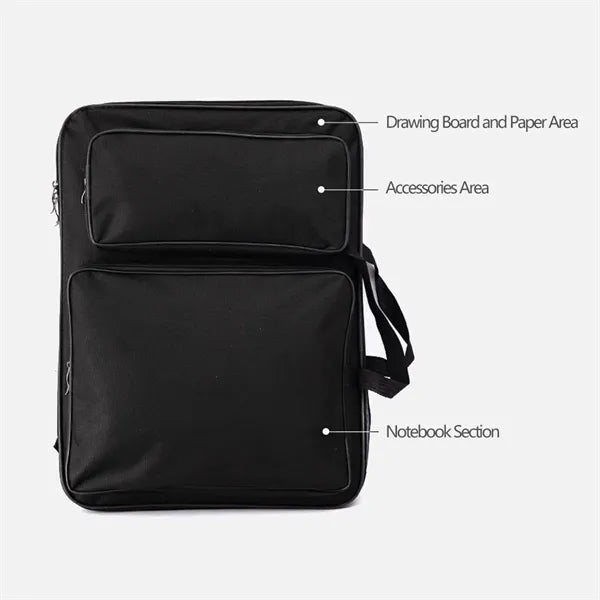 A3 Multi-Function Waterproof Drawing Board Bag Backpack