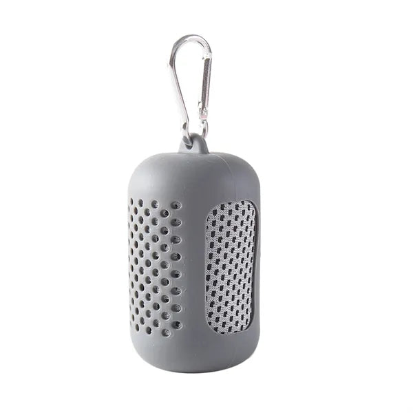 Quickly Drying Microfiber Cooling Towel with Silicone Bottle