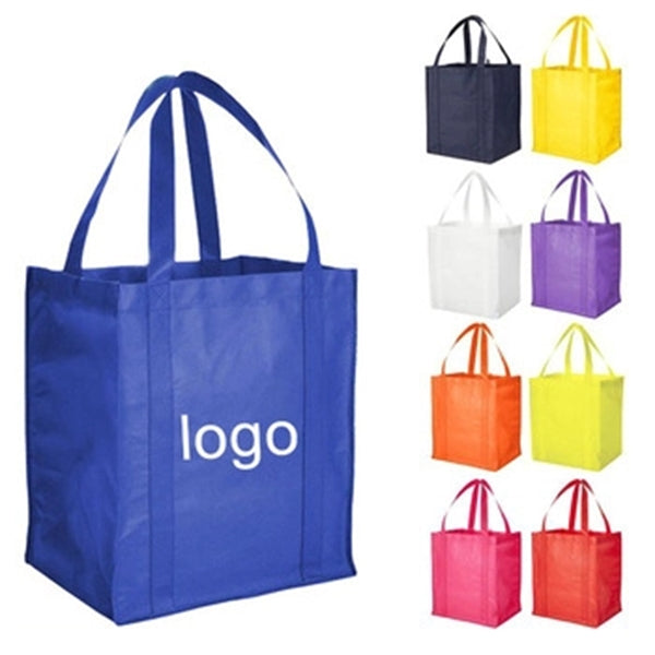 Promotion Factory Custom Non-Woven Shopping Tote Grocery Bag